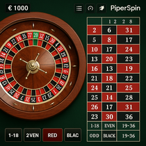 PiperSpin - Roulette Table Game - European and American